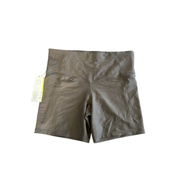 all in motion Pants - ALL IN MOTION Taupe High Rise 6” Bike Shorts Size XL NEW